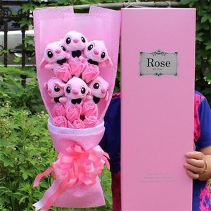 Disney Pink Stitch Stuffed Animal Bouquet